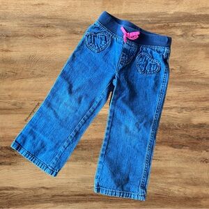 jumping beans Heart Pocket Dark Wash Jeans 2T